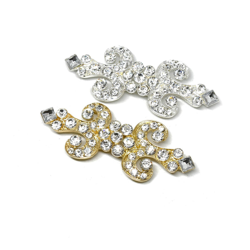 Rhinestone Connector Clasp 4" x 1.75"