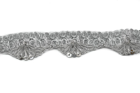 Metallic Scalloped Trim 1" Gold