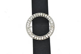 Rhinestone Slider Buckle Round