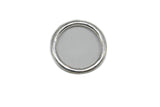 Rhinestone Ribbon Connector Silver 2.25"