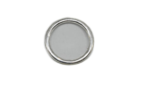 Rhinestone Ribbon Connector Silver 2.25"