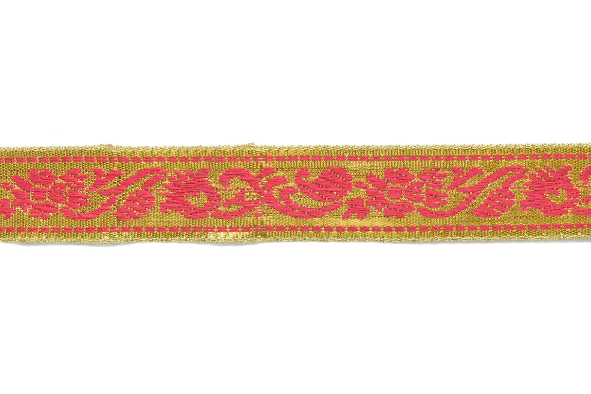 Jacquard Ribbon Metallic 0.90"