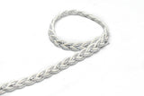 Braided Gimp Trim Metallic 1/4"