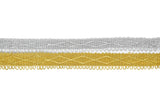Metallic Loop Trim Rhombus Design 1"