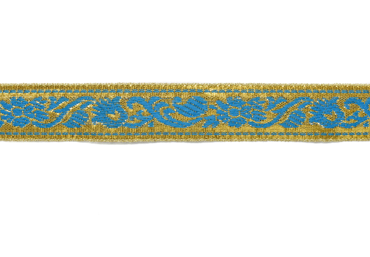 Jacquard Ribbon Metallic 0.90"