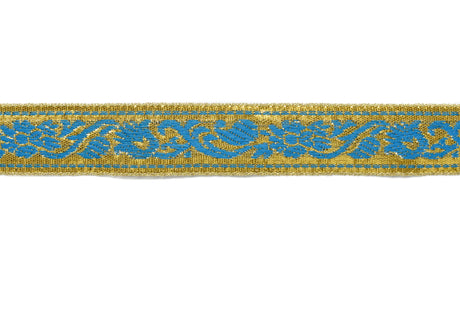 Jacquard Ribbon Metallic 0.90"