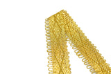 Metallic Loop Trim Rhombus Design 1"