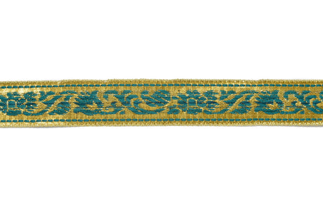 Jacquard Ribbon Metallic 0.90"
