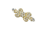 Rhinestone Connector Clasp 4" x 1.75"
