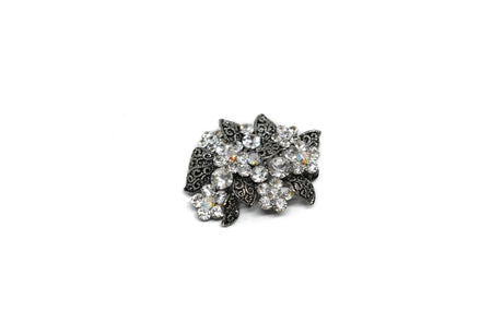 Rhinestone Flower Bouquet Brooch