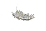 Feather Rhinestone Brooch