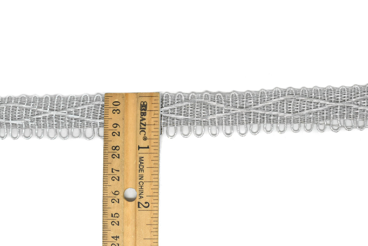 Metallic Loop Trim Rhombus Design 1"