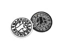 Embroidered Iron-On Patch 2" Warriors of Radness