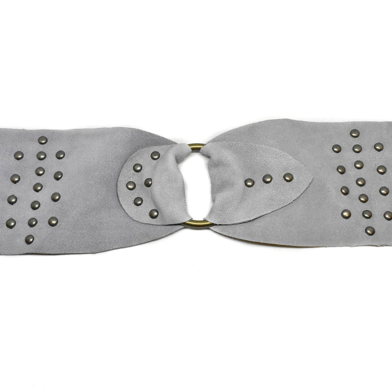 Studded Suede Belt