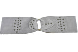 Studded Suede Belt