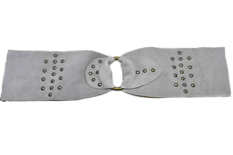 Studded Suede Belt