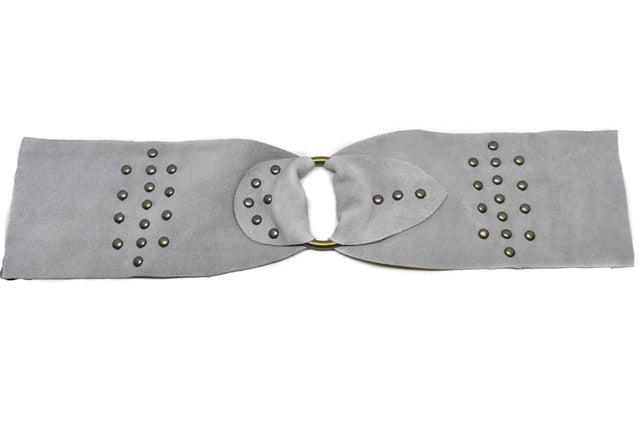 Studded Suede Belt