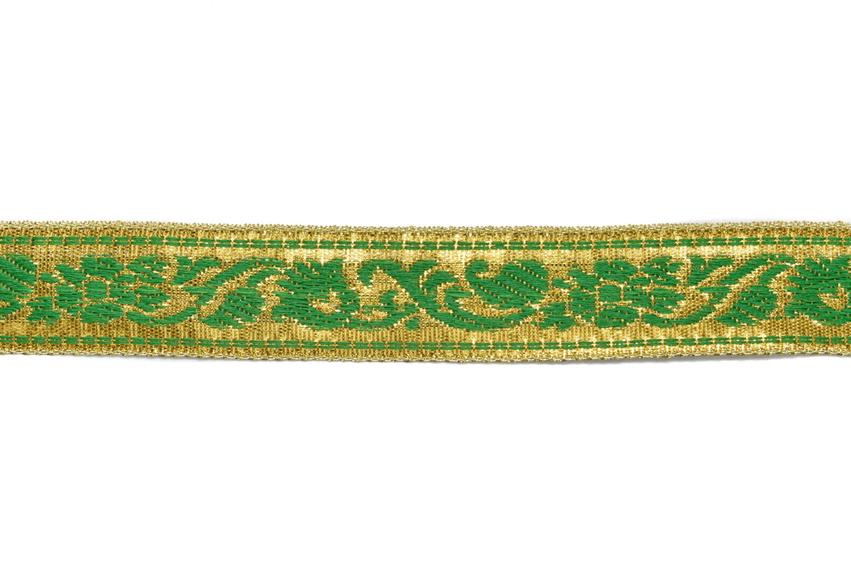 Jacquard Ribbon Metallic 0.90"