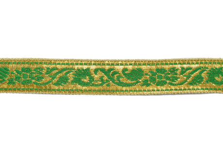Jacquard Ribbon Metallic 0.90"