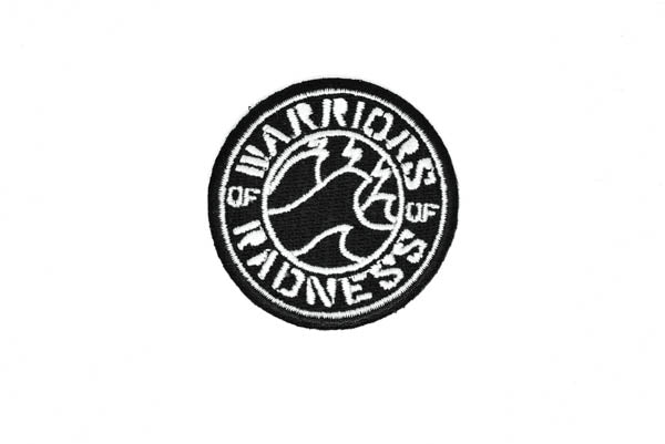 Embroidered Iron-On Patch 2" Warriors of Radness