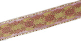 Jacquard Ribbon Floral 2.25"