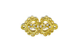 Rhinestone Metal Loop Closure