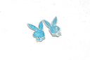 Embroidered Bunny Iron-On Patch