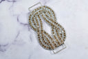 Rhinestone Connector Applique Knotted Clear 4.50 x 2.50