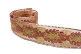 Jacquard Ribbon Floral 2.25"