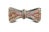 Rhinestone Bow Multi-Color 4 x 1.75