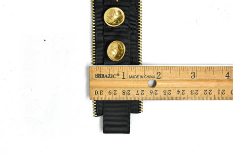 Epaulet Black Gold Military Shoulder
