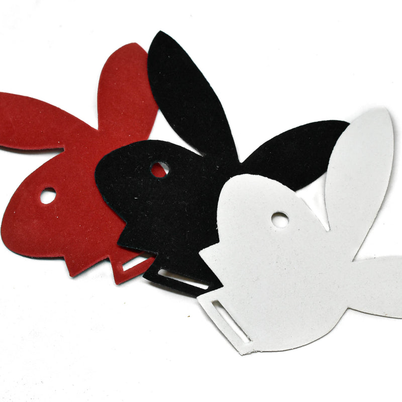 Bunny Applique Sew-On Suede 4.75 x 4