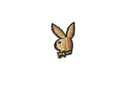 Embroidered Bunny Iron-On Patch