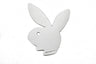 Bunny Applique Sew-On Suede 4.75 x 4