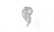 Rhinestone Pin Brooch Pearl 3 x 2.50