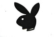 Bunny Applique Sew-On Suede 4.75 x 4