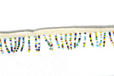 Beaded Fringe Trim Multi-Color 1"