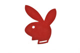 Bunny Applique Sew-On Suede 4.75 x 4