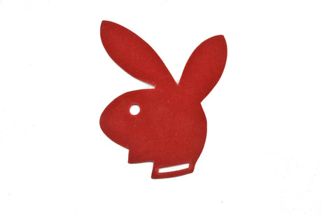 Bunny Applique Sew-On Suede 4.75 x 4
