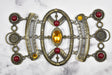 Jeweled Bronze Buckle Decorative 8 1/2 x 4 1/2