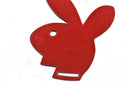 Bunny Applique Sew-On Suede 4.75 x 4