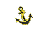 Embroidered Anchor Iron-On Patch 2" x 1.2"