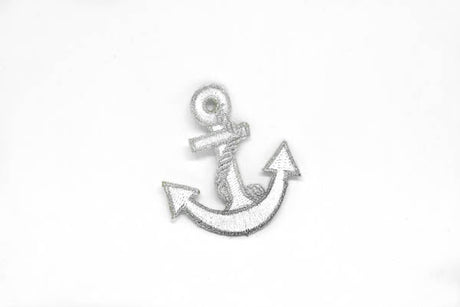 Embroidered Anchor Iron-On Patch 2" x 1.2"