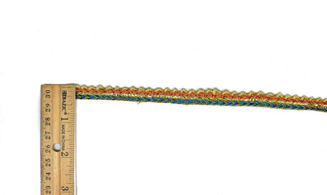 Metallic Gimp Trim Multi-Color 1/4"