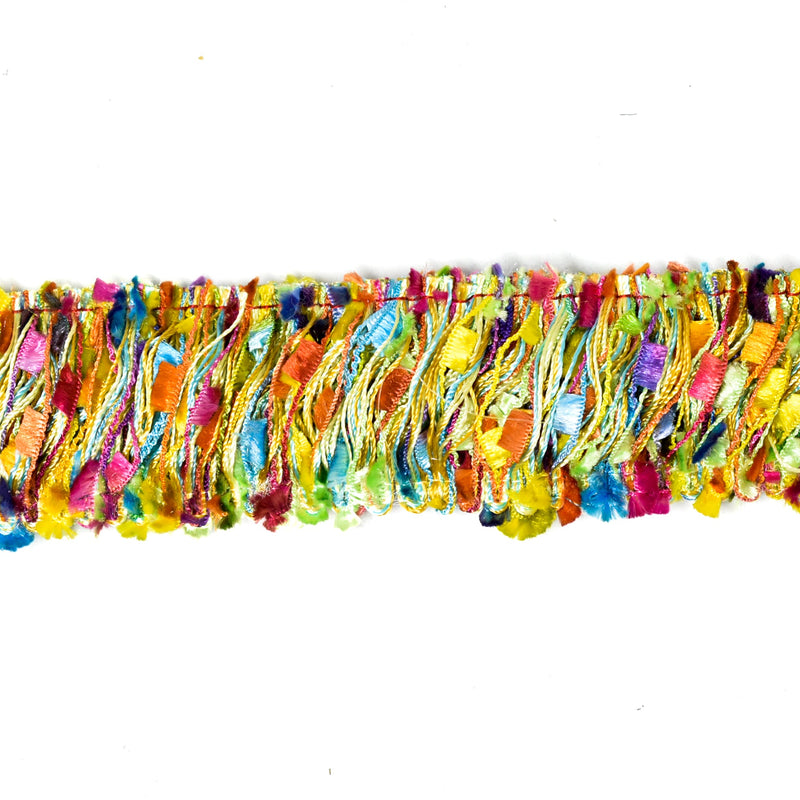 Frayed Fringe Trim Multi-Color