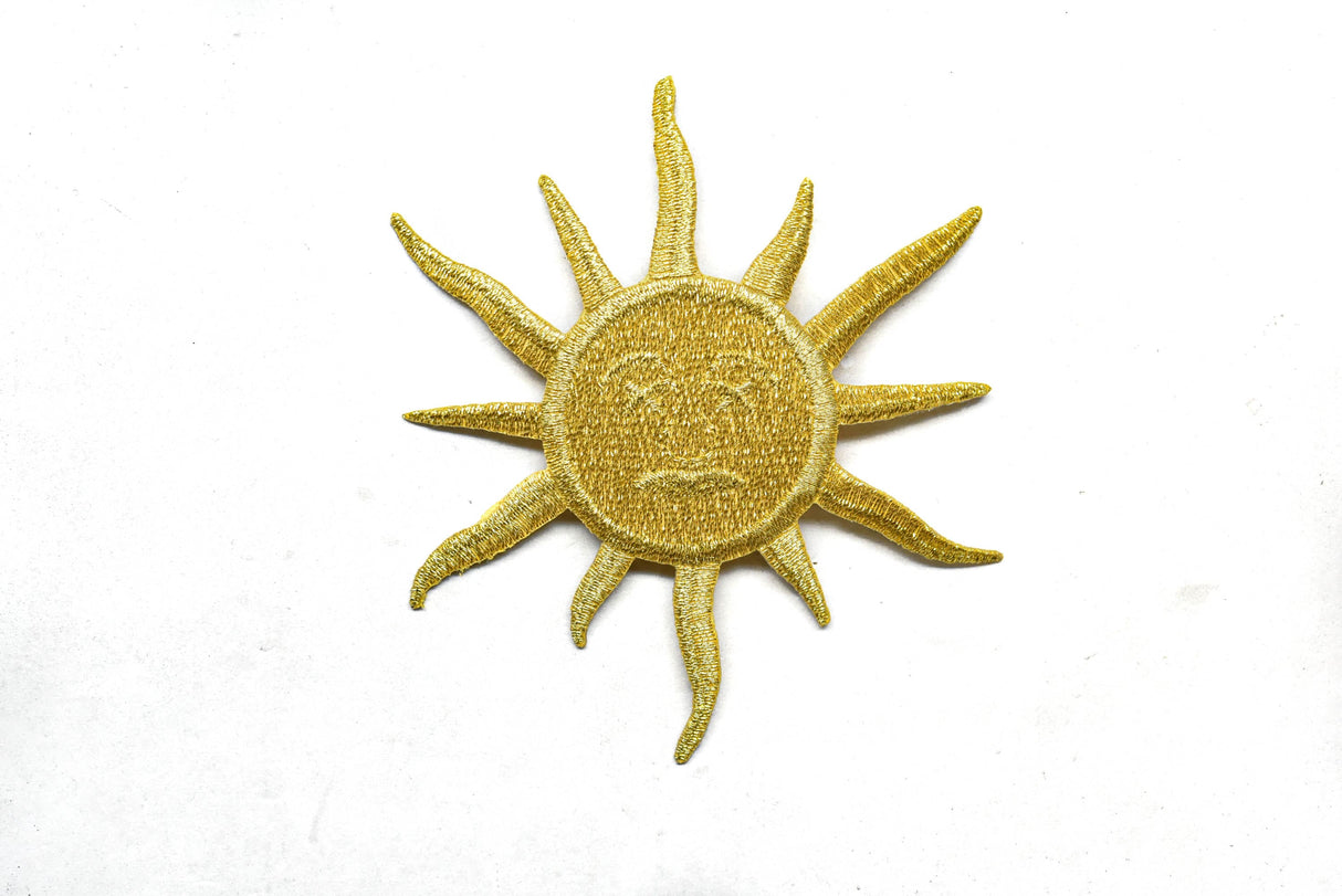 Embroidered Moon Iron-On Patch