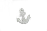 Embroidered Anchor Iron-On Patch 2" x 1.2"
