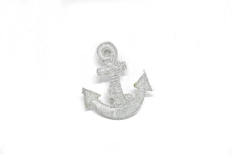 Embroidered Anchor Iron-On Patch 2" x 1.2"