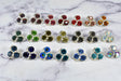 Rhinestone Buttons 0.75" Gold
