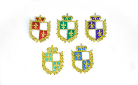 Iron-On Royalty Shield Patch